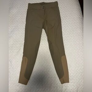 DOVER SADDLERY KHAKI RIDING PANTS  (Size 26)  - Like New Condition